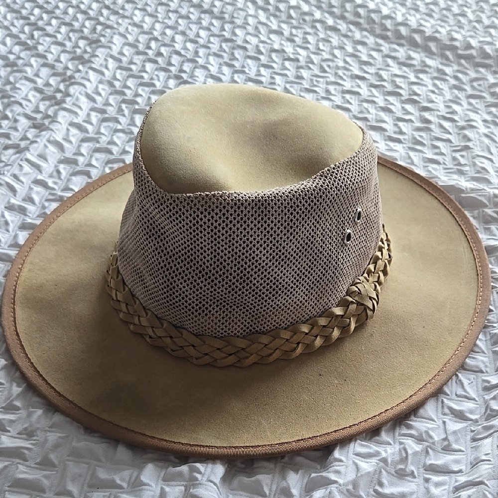 Dorfman Pacific Men's Cooler Aussie Soaker Hat In Light Beige Fisherman